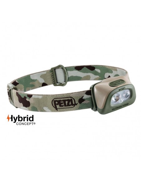tactikka + rgb color camuflaje - luz frontal - petzl