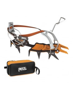pack crampones lynx + 3 tornillos laser speed light - petzl 2