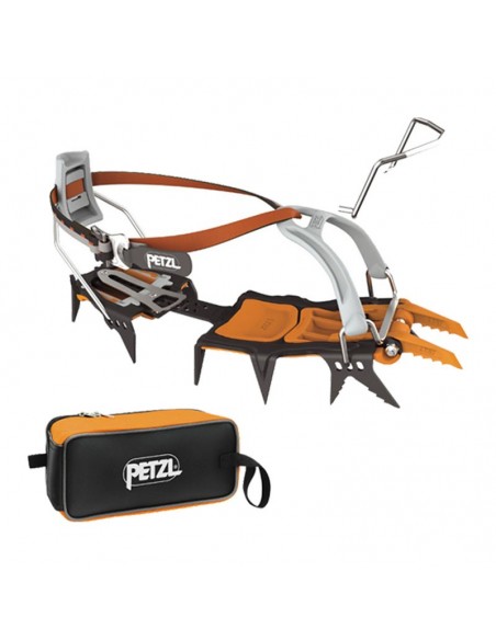 pack crampones lynx + 3 tornillos laser speed light - petzl