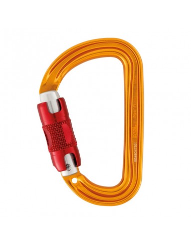 sm'd twist lock - mosquetón twist lock compacto y ligero - petzl