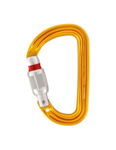 sm'd screw lock - mosquetón con rosca compacto y ligero en forma d - petzl 2