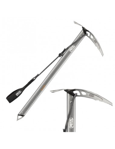 Pack crampones irvis con piolet glacier y bolsa fakir de petzl