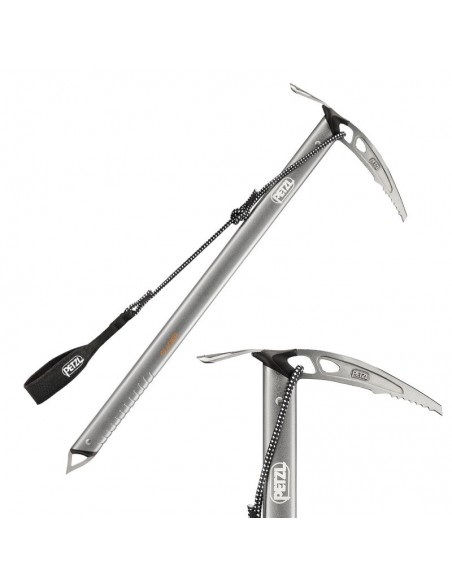 Pack crampones irvis con piolet glacier y bolsa fakir de petzl