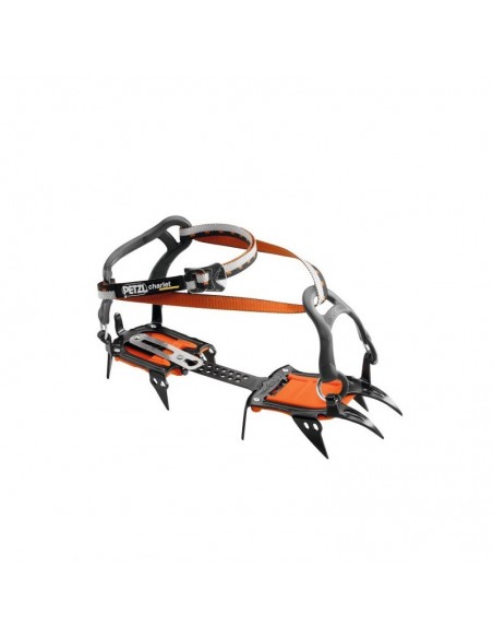 Pack crampones irvis con piolet glacier y bolsa fakir de petzl