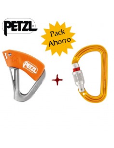 pack tibloc con mosquetón smd screw lock - petzl