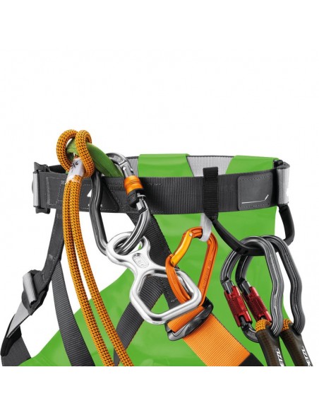 pack arnés canyon club + cabo de anclaje doble + 2 mosquetones - petzl