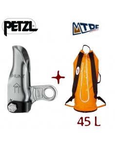 pack saca personal 45l + bloqueador shunt - mtde/petzl