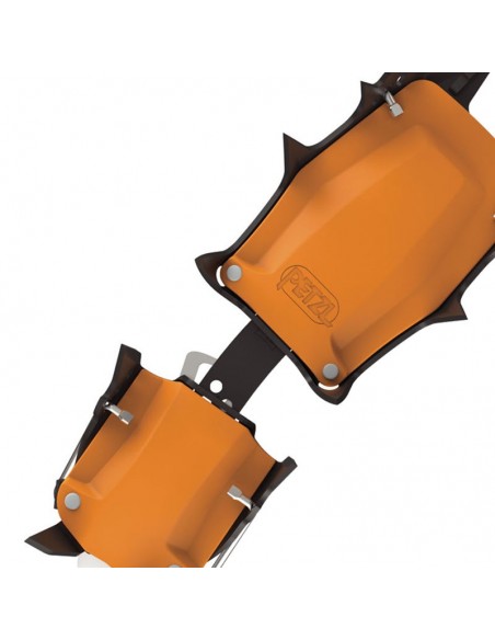 pack 2 quark + crampones sarken - pack corredores - petzl