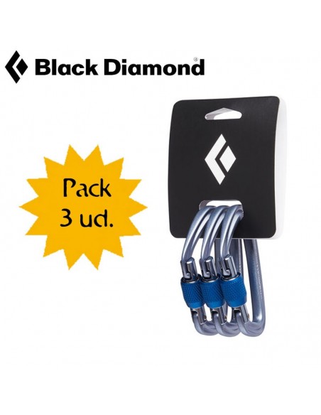 hotforge screwgate 3pack (gray) - black diamond