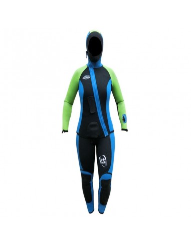 mulhacen (verde/azul/negro) - traje neopreno mujer - seland