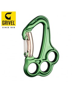 vlad twin gate - placa multianclaje con mosquetón - grivel