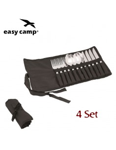 family cutlery - set cubiertos familiar 4 personas - easy camp