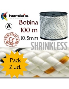 pack 2 bobinas 100m de cuerda semiestática work - korda's