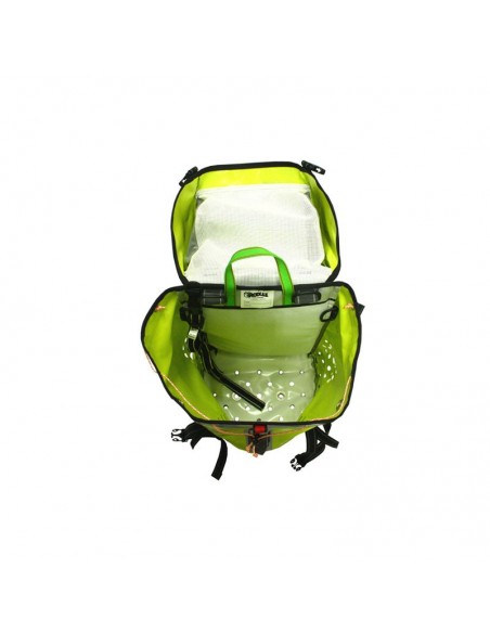 chichín 40+2 verde fluor - mochila barrancos mujer - rodcle