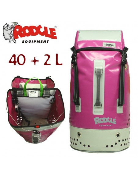 chichín 40+2 violeta - mochila barrancos mujer - rodcle