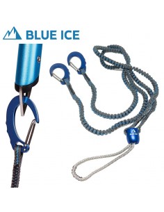hydra leash (blue) - dragonera bífida para piolets - blue ice