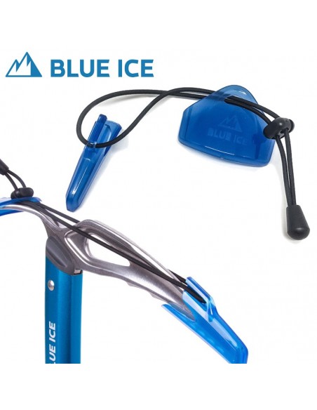pick/adze protector - protector punta/pala piolet - blue ice