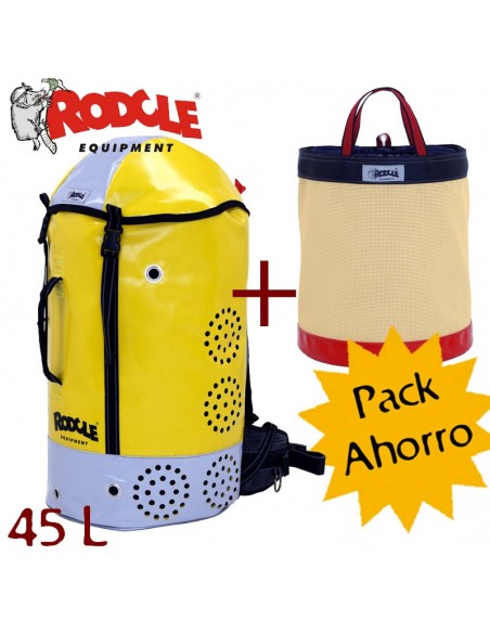 pack consusa + divider rope bag - mochila con bolsa divisorioa - rodcle