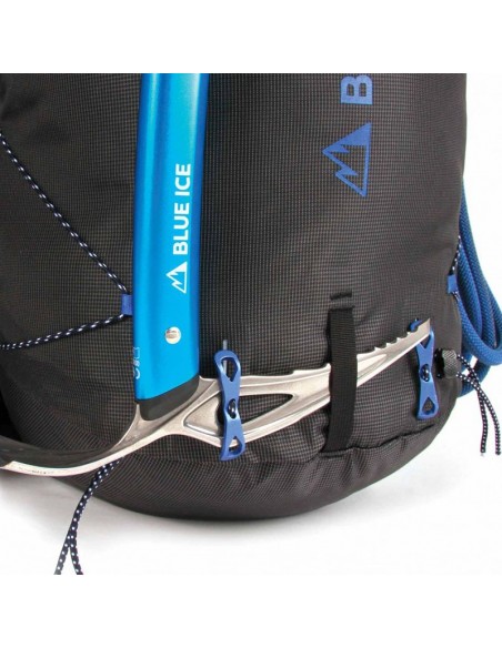 dragonfly 18l (black) - mochila alpinismo ultraligera - blue ice
