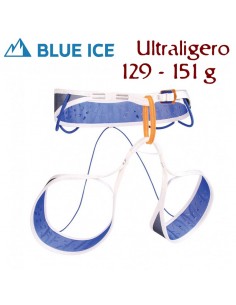 addax - arnés escalada ultraligero - blue ice