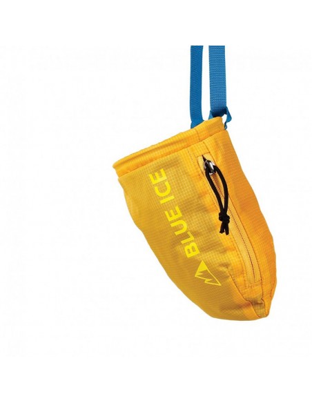 sender chalk bag (spectra yellow) - magnesera ultraligera - blue ice
