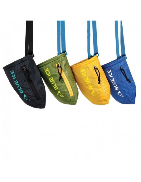 sender chalk bag (spectra yellow) - magnesera ultraligera - blue ice