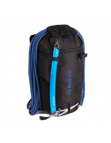 pack mochila dragonfly 25l (black) + arnés choucas pro - blue ice