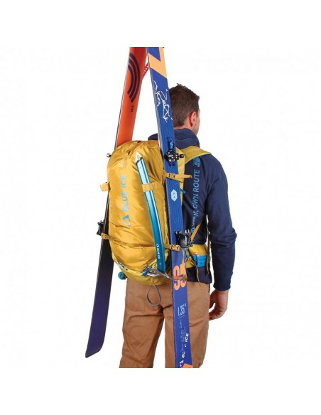 kume 38l (super lemon) - mochila de ski y alpinismo - blue ice