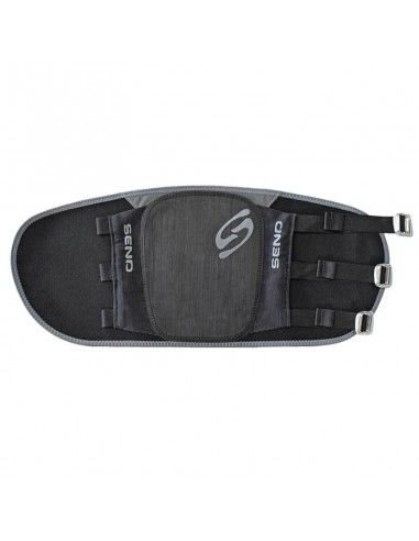 rodillera/muslera hebilla large slim (black) - send