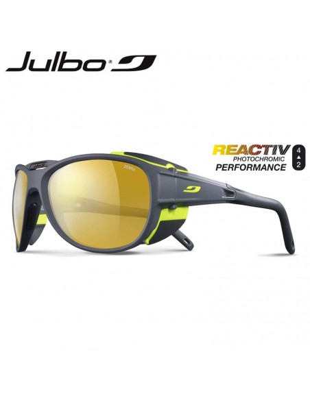 explorer 2.0 (matt grey/green ) reactiv performance - gafas de sol alpinismo - julbo
