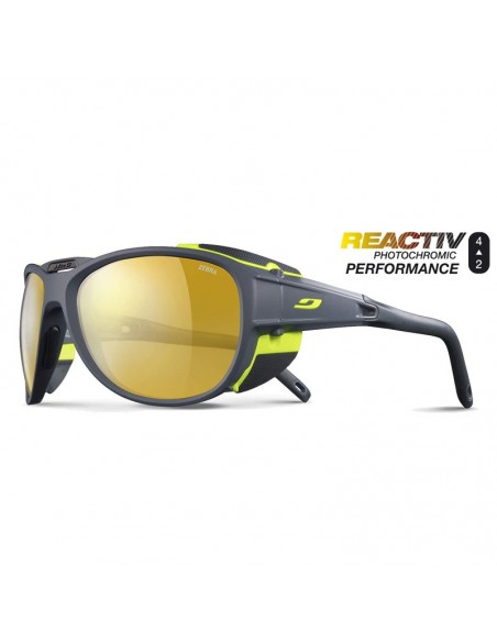 explorer 2.0 (matt grey/green ) reactiv performance - gafas de sol alpinismo - julbo