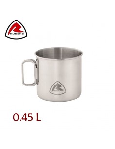 pike steel mug 0.45l - taza inox - robens