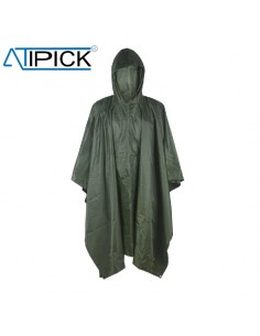 poncho antilluvia pvc (verde) - atipick