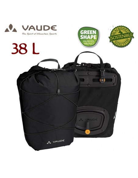 aqua back light ( black ) - bolsas traseras 2 piezas 38l - vaude