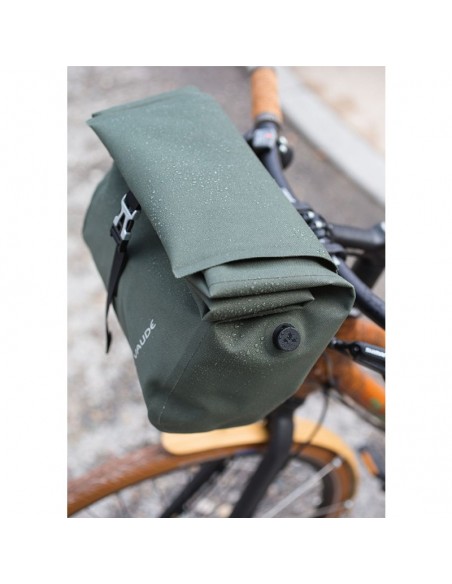 comyou box ( darkred ) - bolsa de manillar 9l - vaude