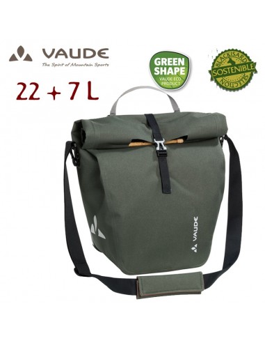 comyou back single ( olive ) - bolsa trasera 23+7l - vaude