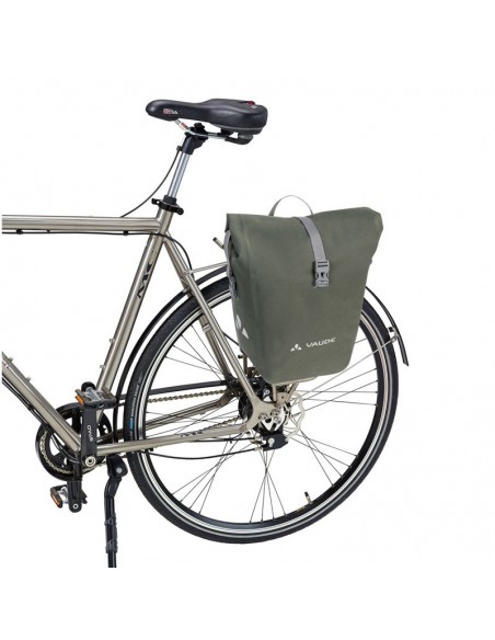 aqua back deluxe single ( Olive ) - bolsa trasera 24l - vaude