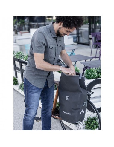 aqua back deluxe (olive) 48l - alforjas traseras (2 piezas de 24l) - vaude