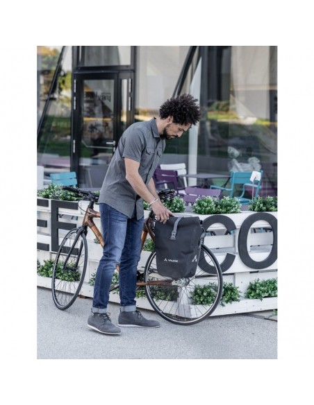 aqua back deluxe (olive) 48l - alforjas traseras (2 piezas de 24l) - vaude