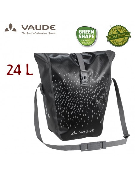 aqua back luminum single ( black ) - alforja trasera 24 l - vaude