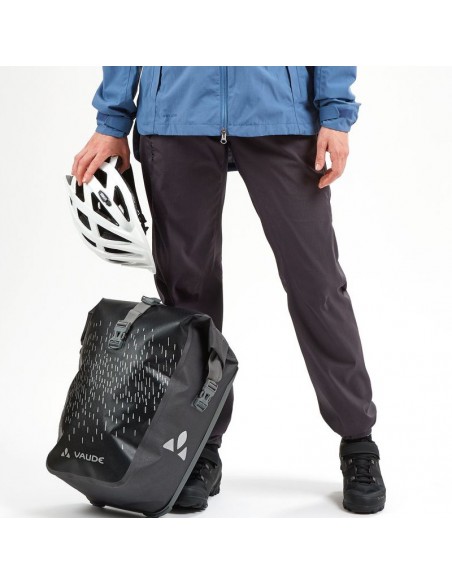 aqua back luminum single ( black ) - alforja trasera 24 l - vaude