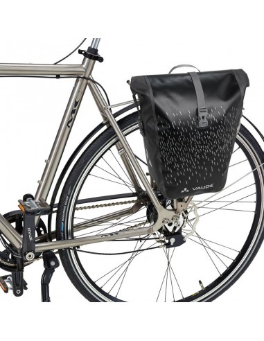 aqua back luminum single ( black ) - alforja trasera 24 l - vaude