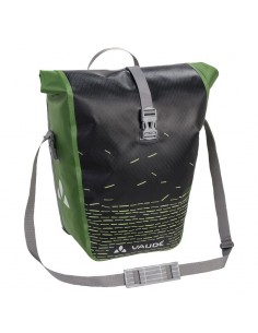 aqua back print single (black/green) - alforja trasera 24l - vaude 2