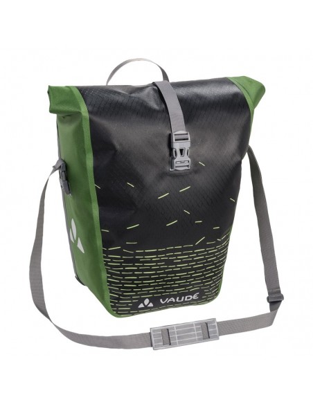 aqua back print single (black/green) - alforja trasera 24l - vaude