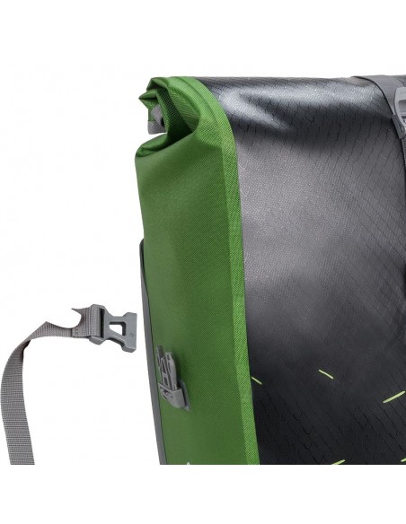 aqua back print single (black/green) - alforja trasera 24l - vaude