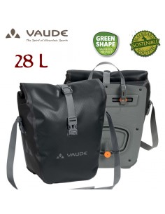 aqua front (black) 28l - alforjas delanteras (2 piezas) - vaude