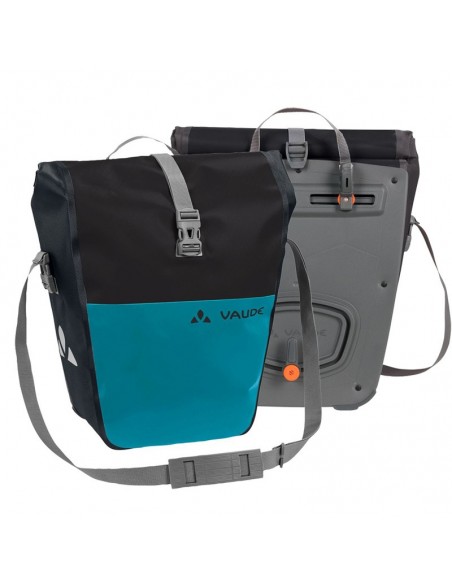 aqua back color ( black/alpine lake ) 48l - alforjas traseras ( 2 piezas 24l) - vaude