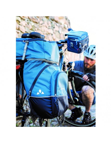 road i (black) - bolsa de manillar 6l - vaude