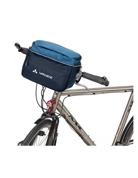 road i (black) - bolsa de manillar 6l - vaude