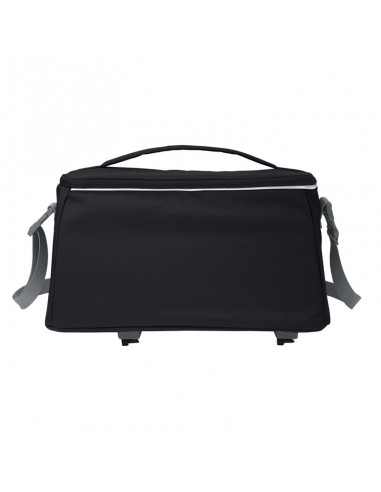 road master shopper (black) - bolsa para bicicleta 11l - vaude
